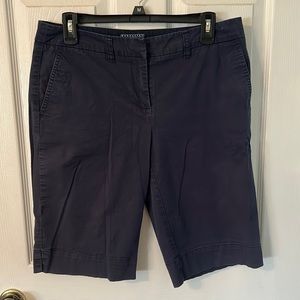 New York & Company navy blue Bermuda shorts